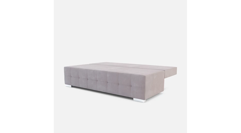 Jasnofioletowa trzyosobowa sofa