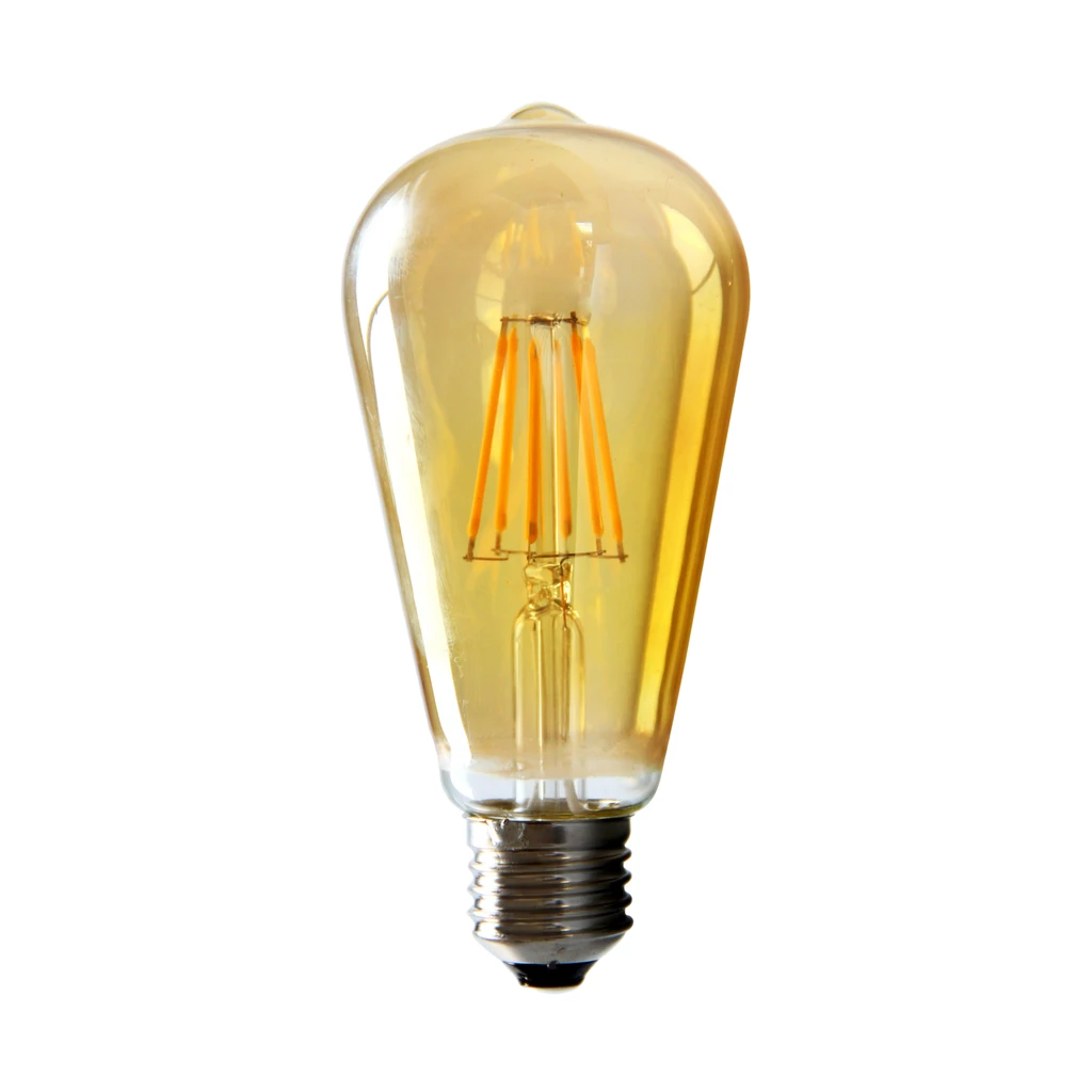 Retro LED dekorativní žárovka E27 4 W teplé barvy ORO-E27-ST64-FL-AMBER-4 W