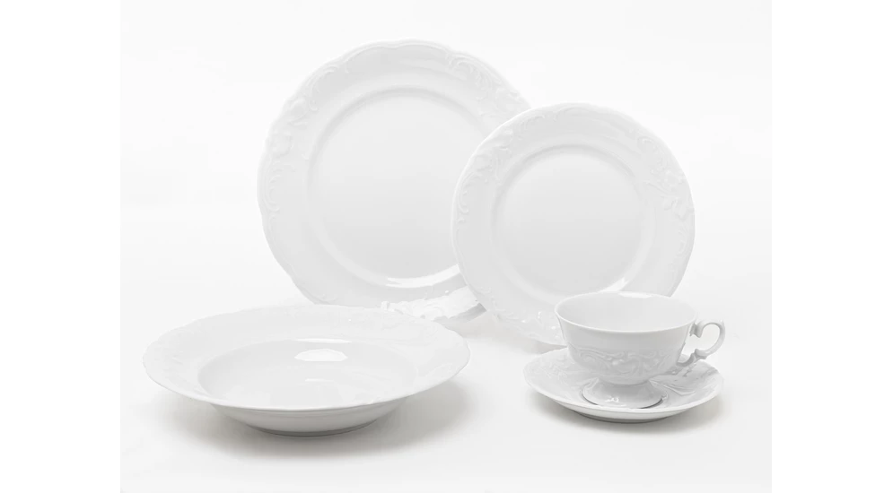 Mělký porcelánový talíř FRYDERYKA 19 cm