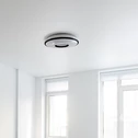 LED stropní svítidlo/plafón 24W IP44 DETROIT 39 cm bílo-černé