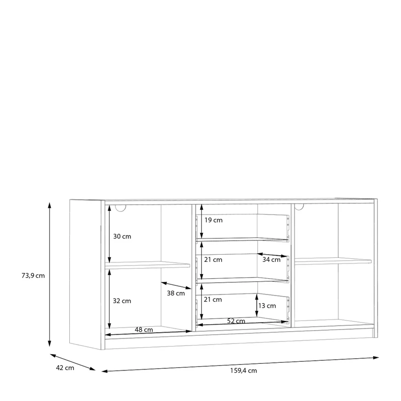 Komoda se zásuvkami S-ROOM