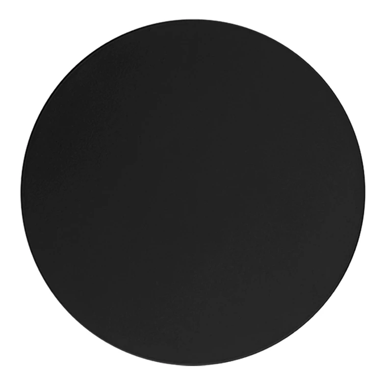 Nástěnné minimalistické kulaté černé svítidlo LUNA NEW 30 cm