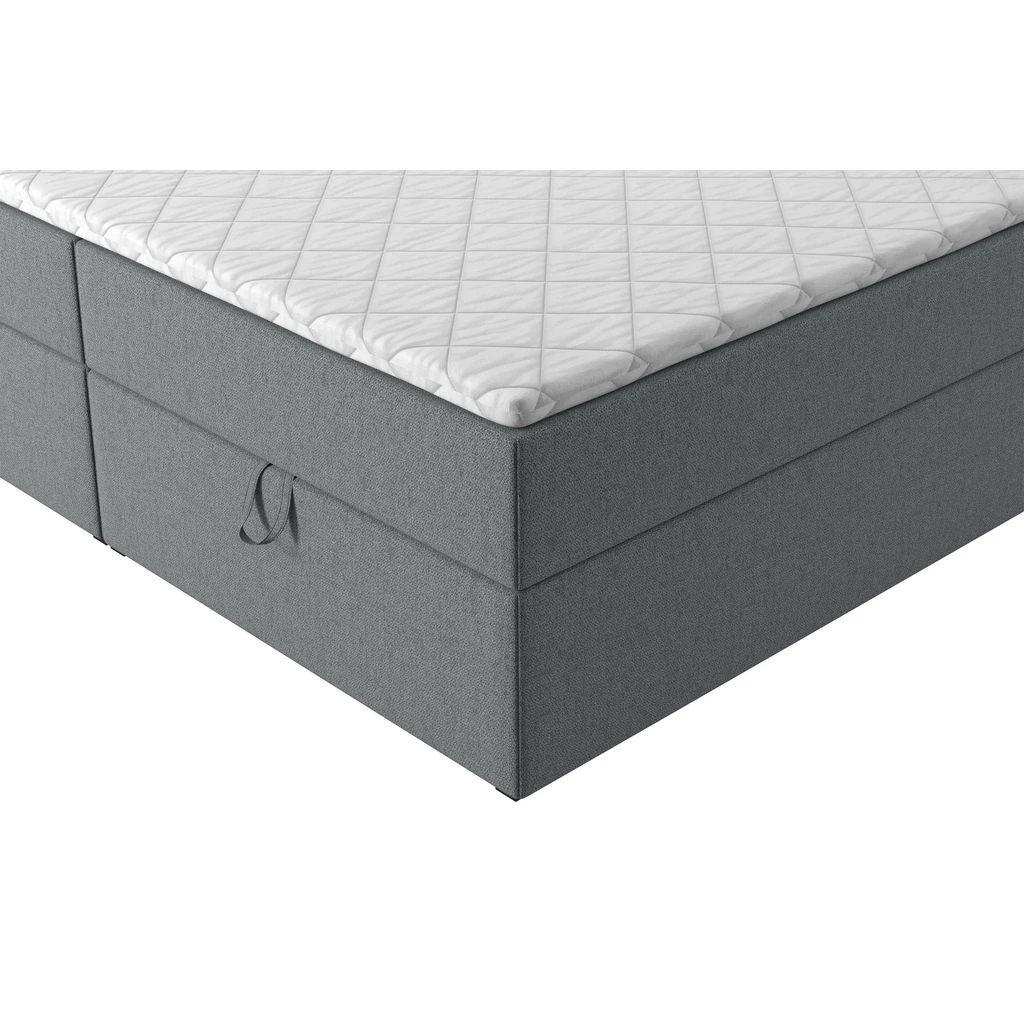 Postel boxspring s topperem LIMAND VISCO 160x200 cm