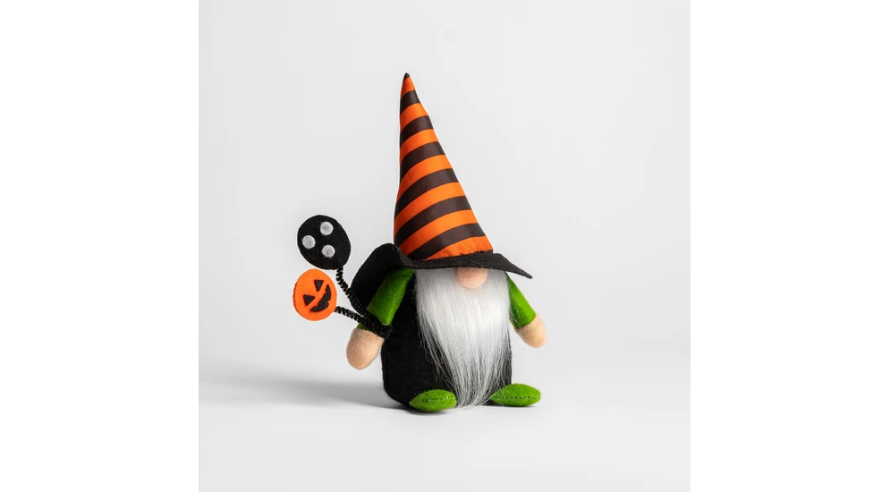 Halloweenská dekorace figurka KLUK SKŘÍTEK 20 cm