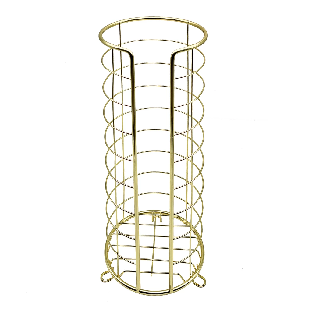 Stojan na toaletní papír zlatý 37 cm